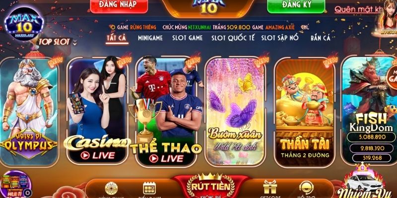 Giới thiệu sảnh Thể Thao MAX10